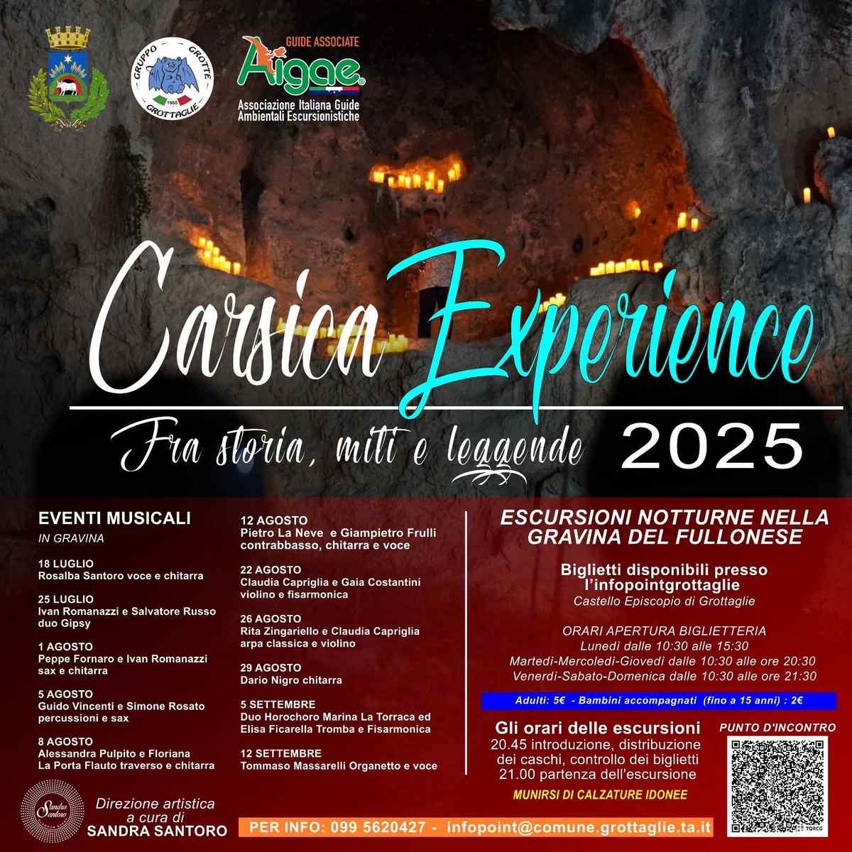Escursioni notturne nella Gravina del Fullonese