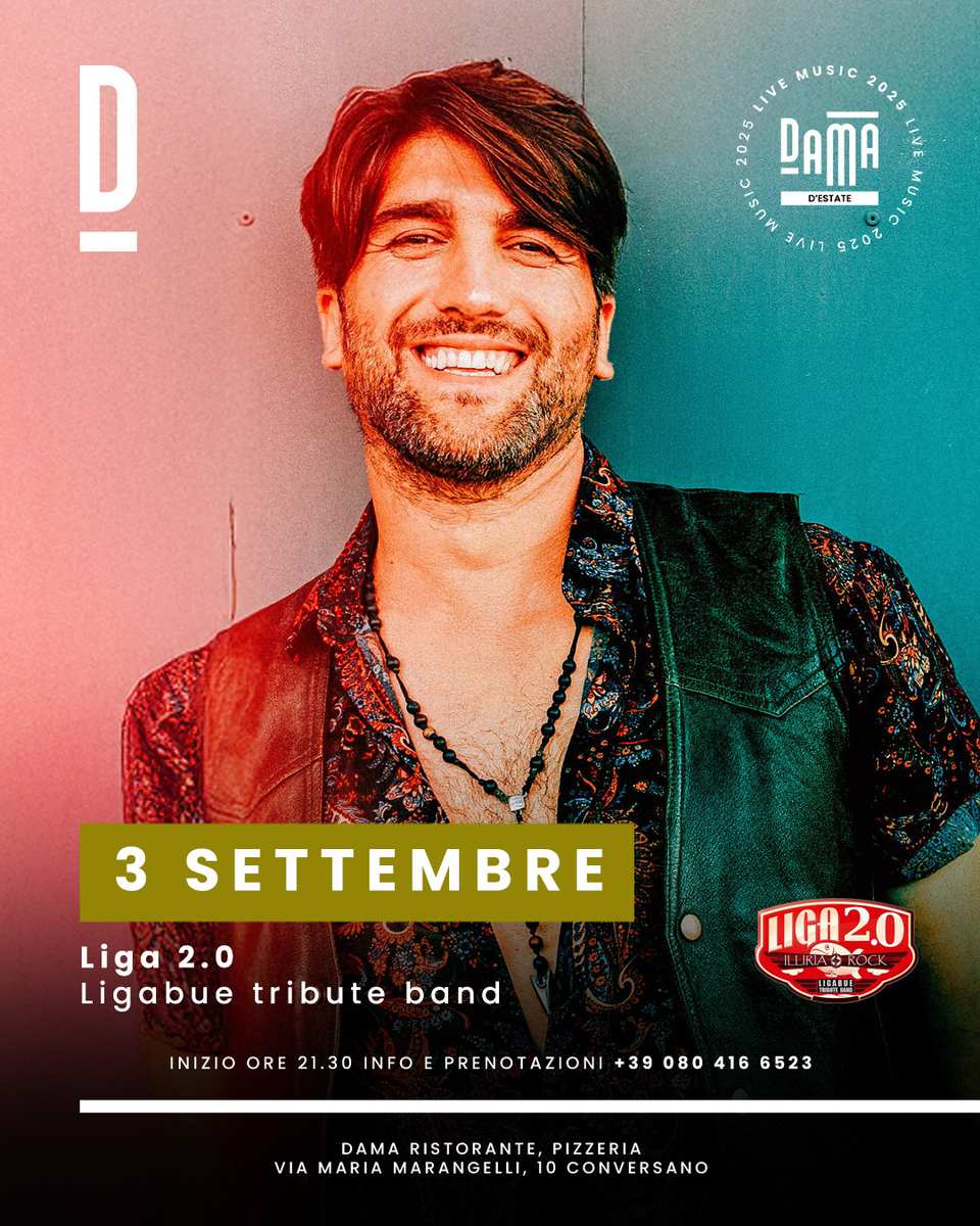 Liga 2.0 - Ligabue tribute band live at Dama