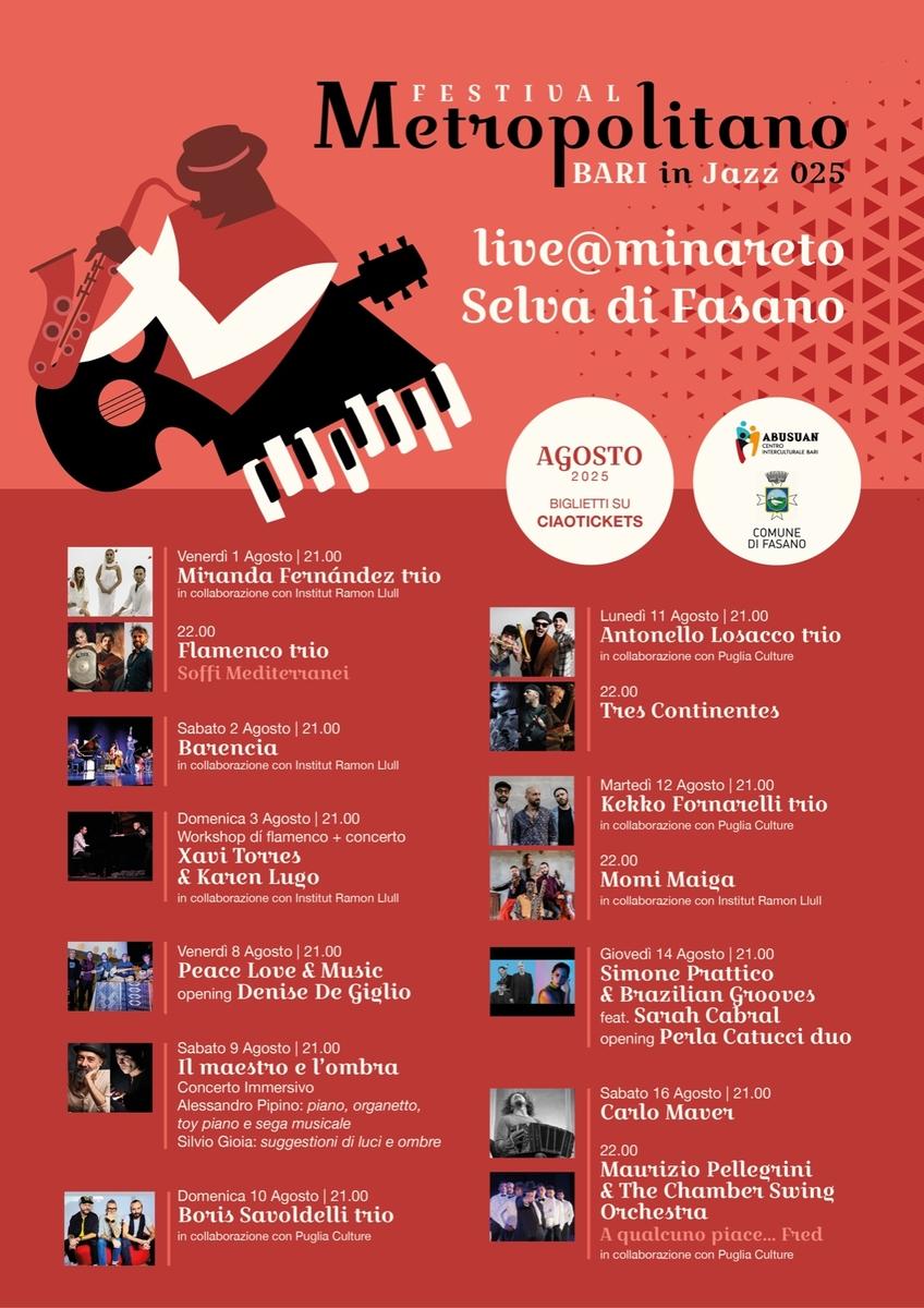 Bari in jazz 2025 live al Minareto