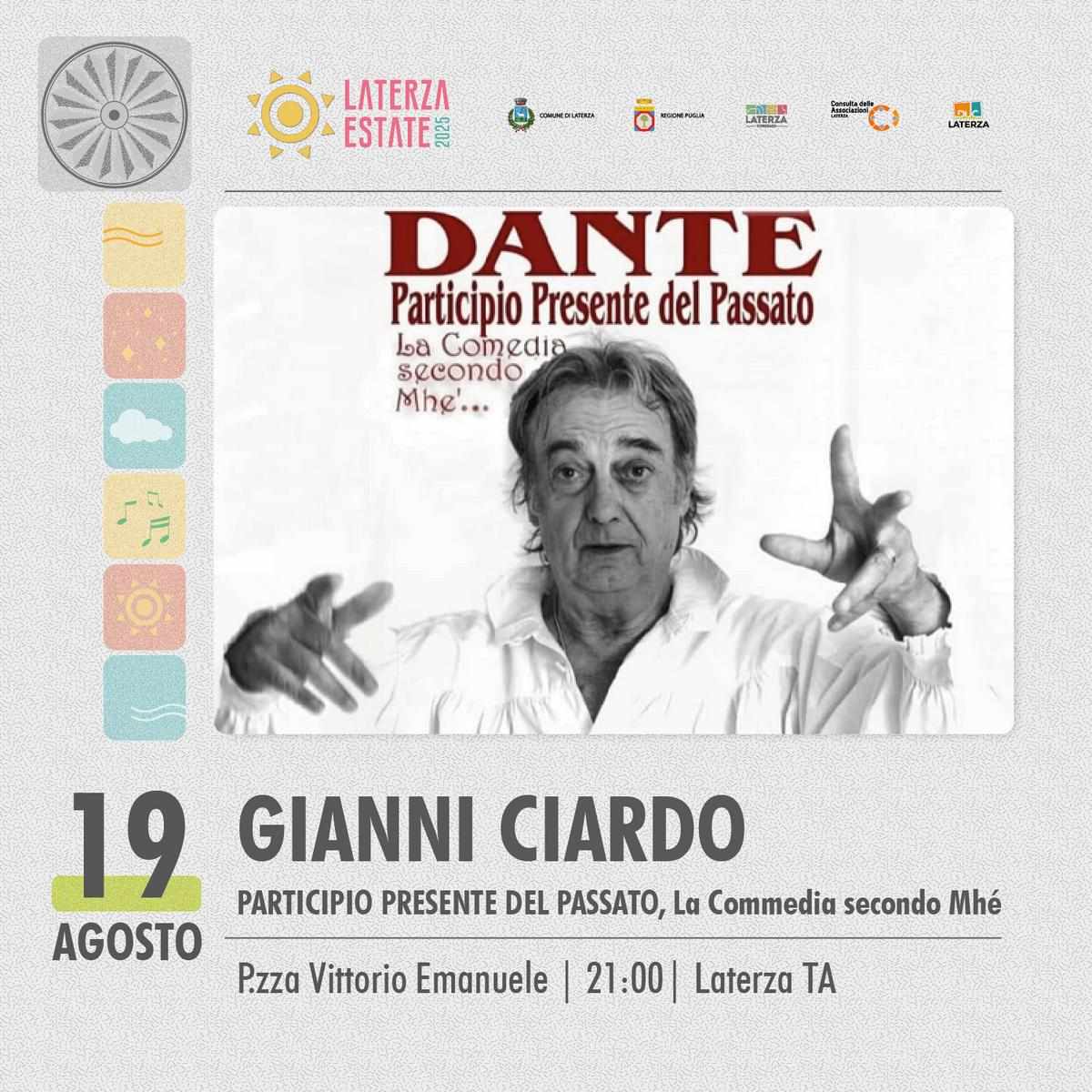 Gianni CIARDO dice DANTE: La commedia secondo mhé