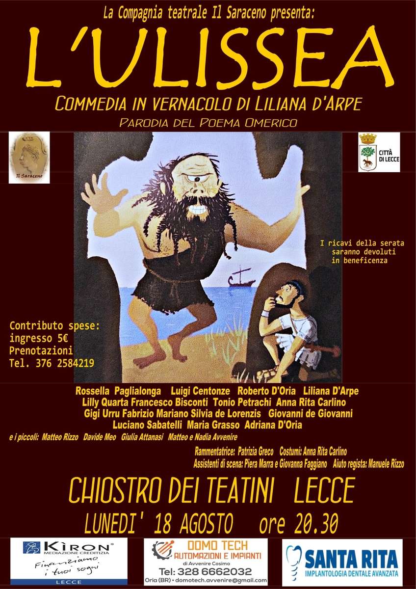 Commedia in vernacolo L'ULISSEA di Liliana d'Arpe