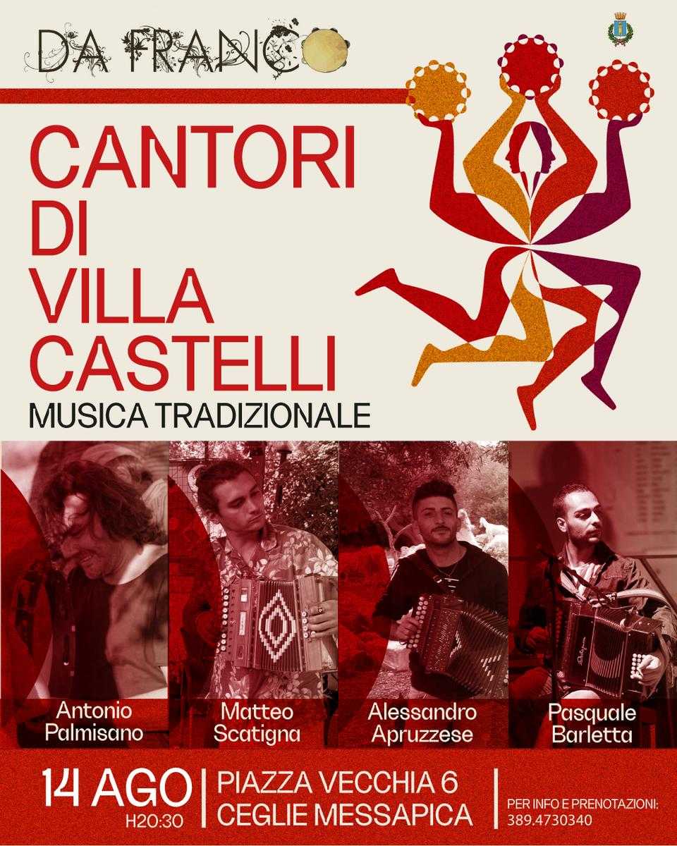 Vigilia di Ferragosto con i Cantori di Villa Castelli