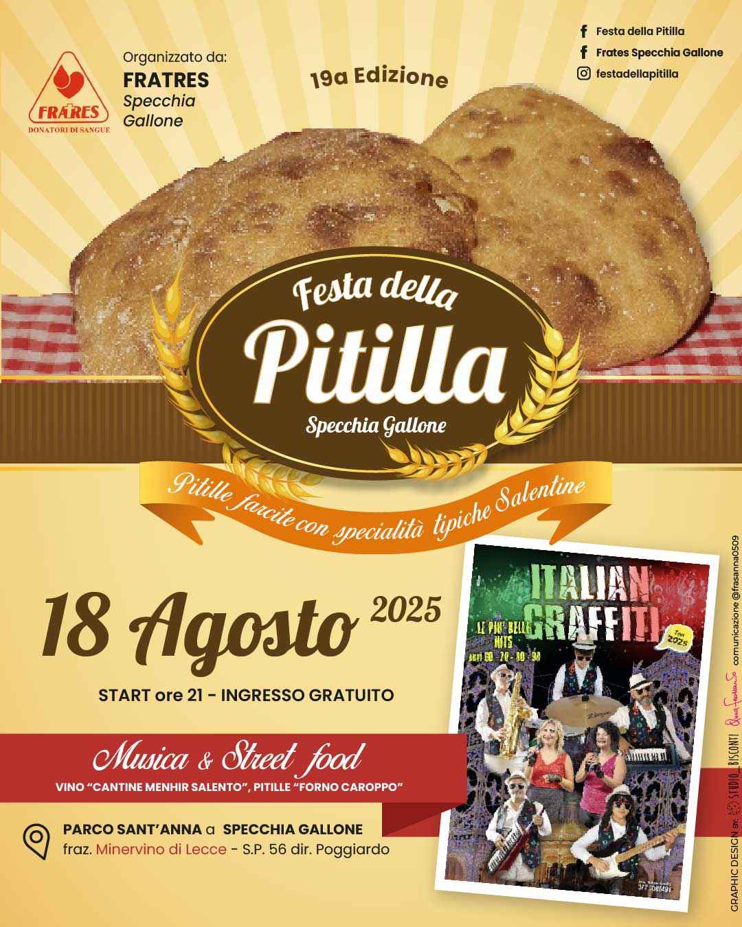 L’autentico Street Food Salentino in Festa: il 18 Agosto a Specchia Gallone Ritorna la Festa della Pitilla