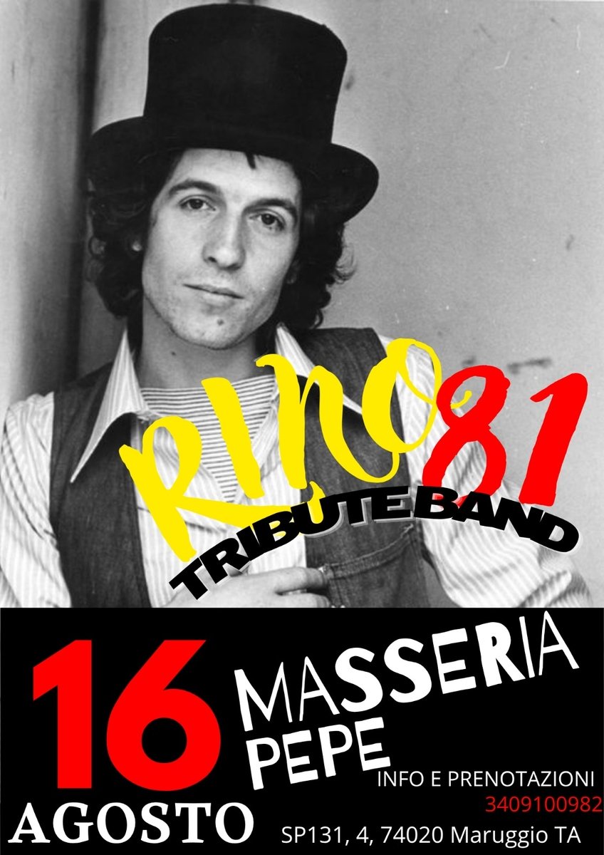 Rino 81 Rino Gaetano tribute band