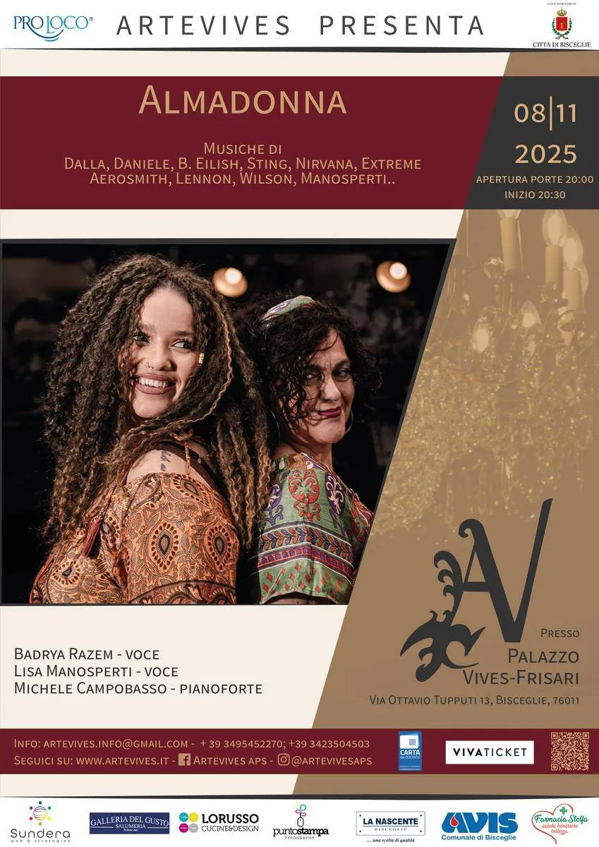 Almadonna: concerto tra emozione e grandi autori