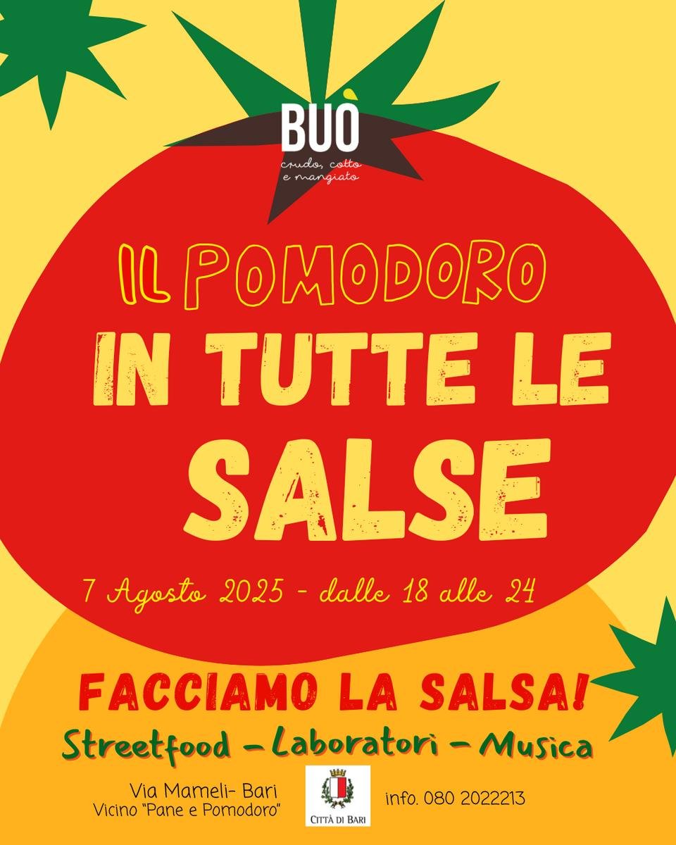 Il pomodoro in tutte le salse, Festa della salsa!