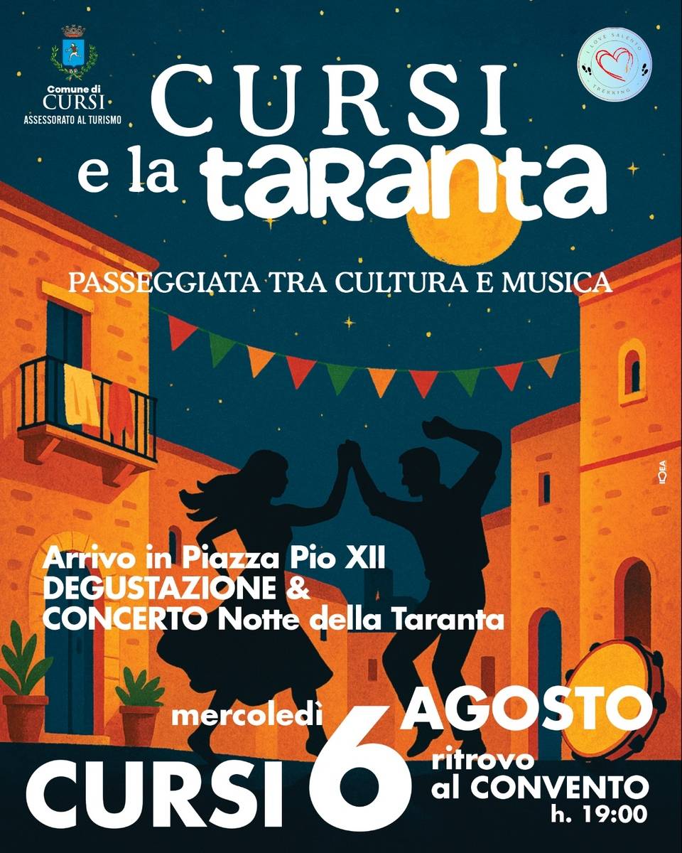 CURSI & la TARANTA - Passeggiata tra Cultura e Musica