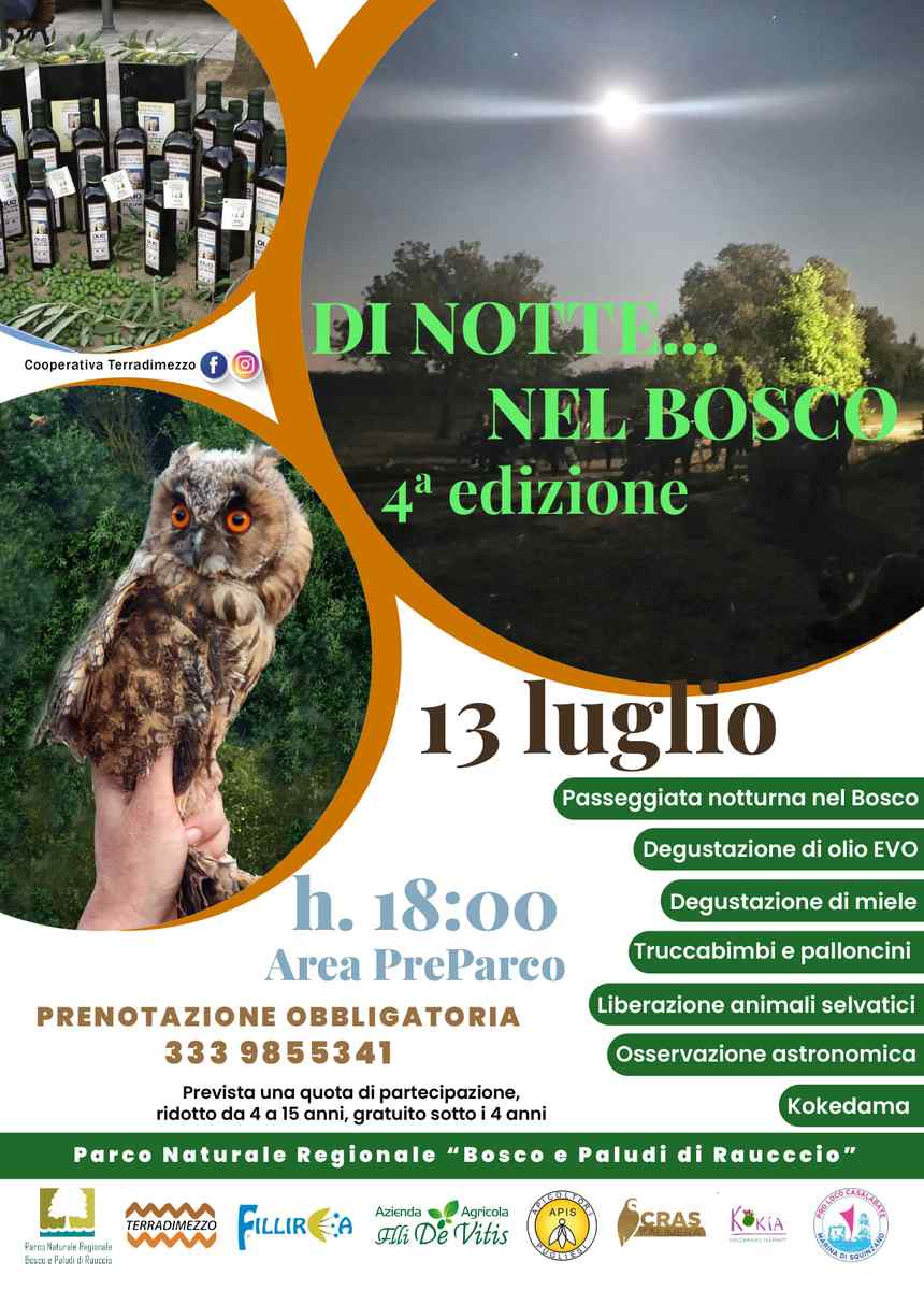 DI NOTTE.NEL BOSCO (4a edizione)