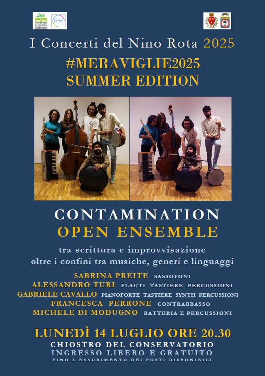 #MERAVIGLIE2025 SUMMER EDITION Contamination Open Ensemble