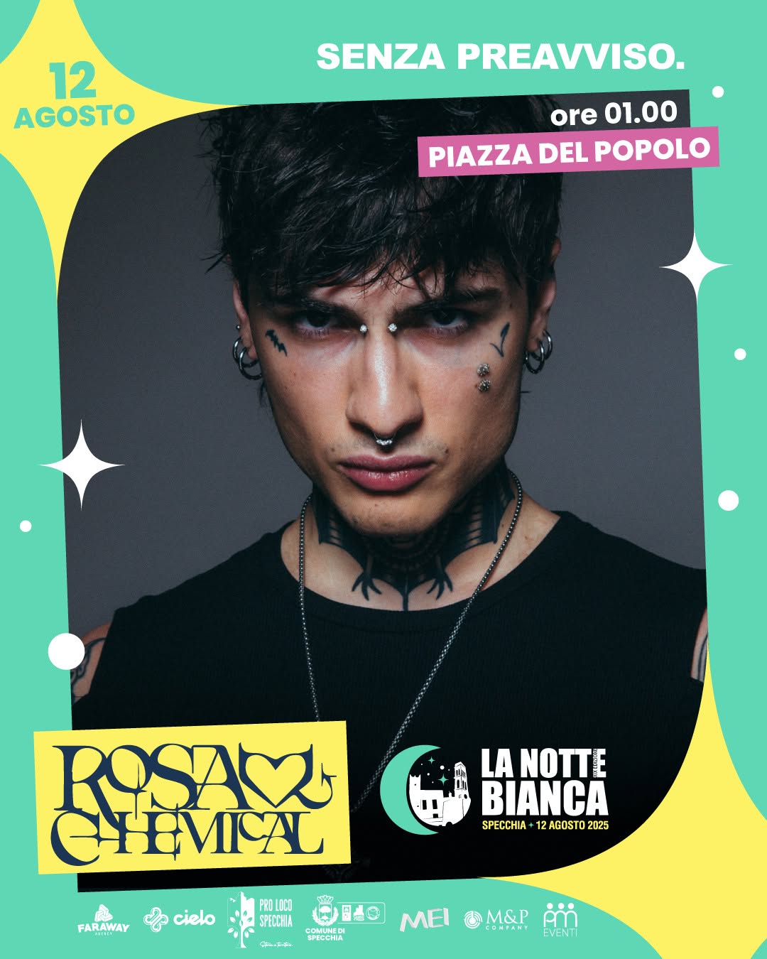 Notte Bianca Specchia Rosen Chemical Live